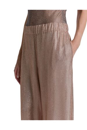 Pantaloni a gamba larga in micro strass ALBERTA FERRETTI | A031316471170